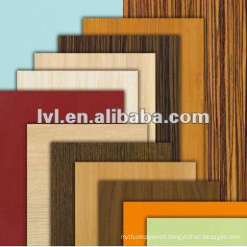 competitive price double sides wood grain melamine mdf 4mm